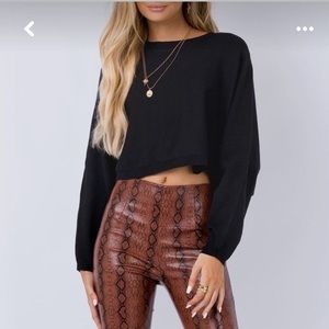 18. princess polly cropped sweater